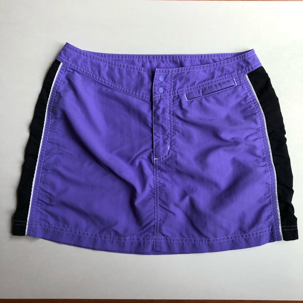 LL Bean purple ripstop skirt size 4